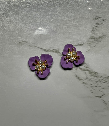 Pearled Flower Charm