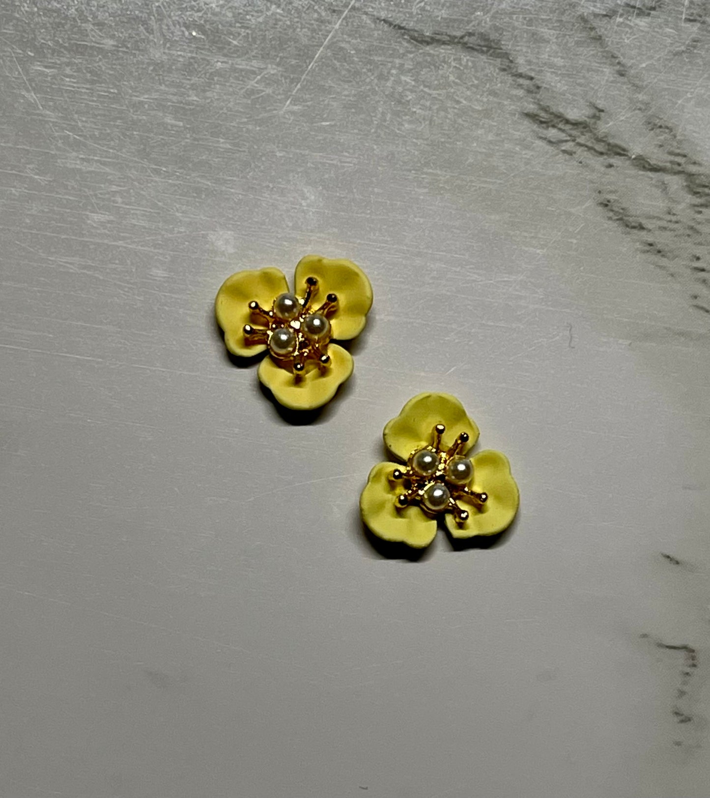 Pearled Flower Charm