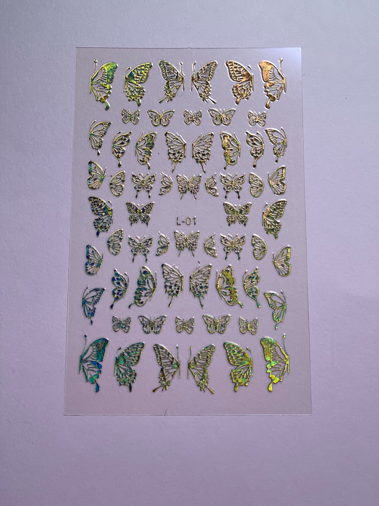 Holographic Butterfly Nail Art Sticker - PYT Nail Supply Store