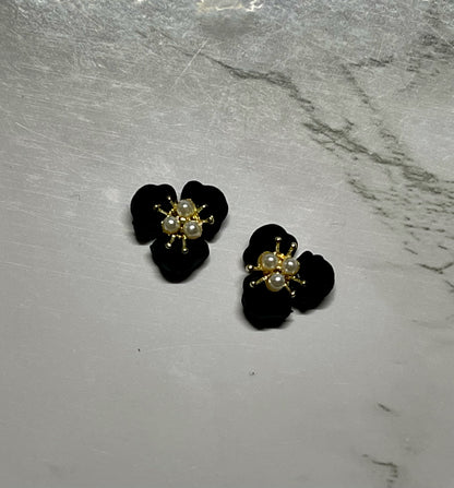 Pearled Flower Charm