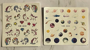 Unicorn & Moon Sticker