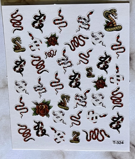 Snake Sticker - PYT Nail Supply Store