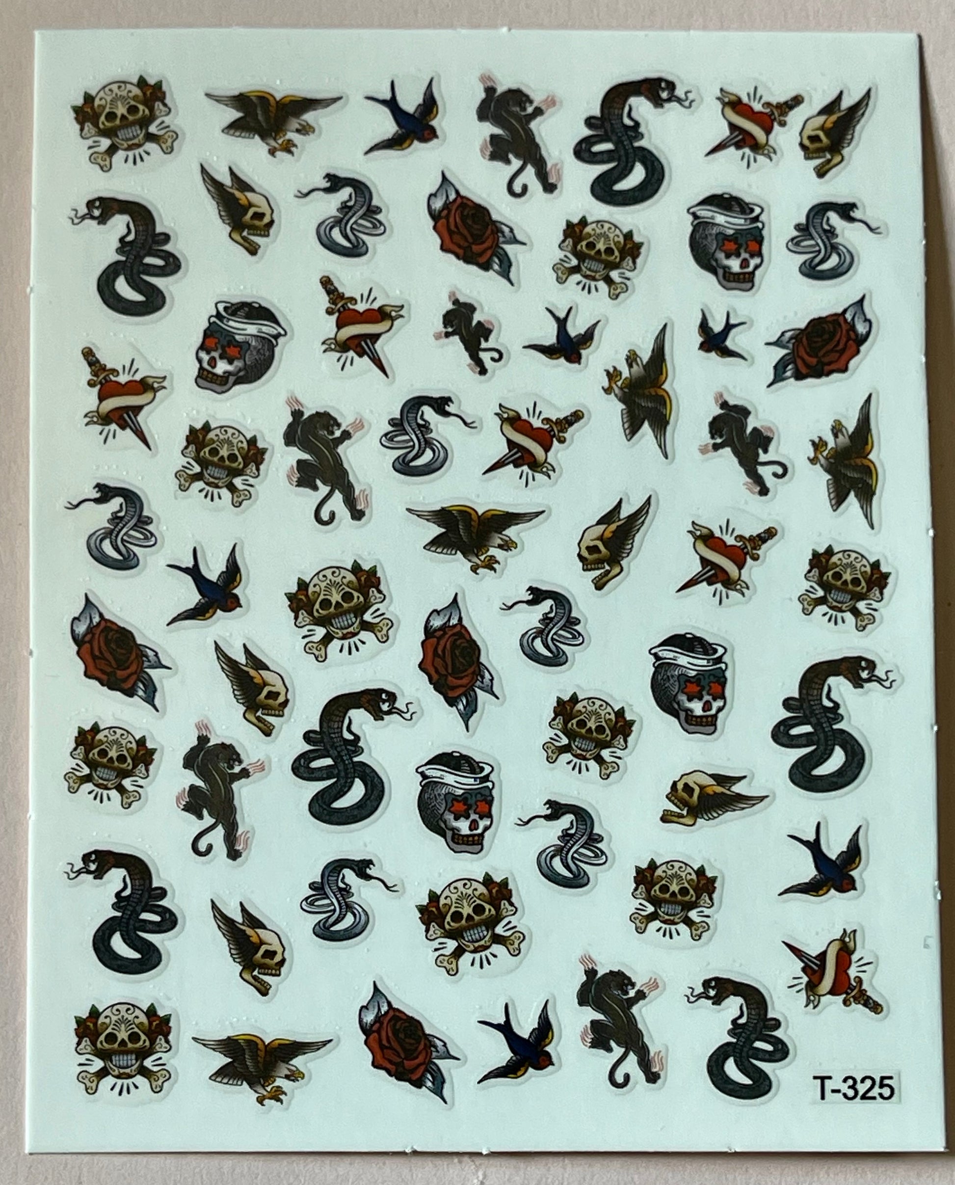 Skull Mix Sticker - PYT Nail Supply Store
