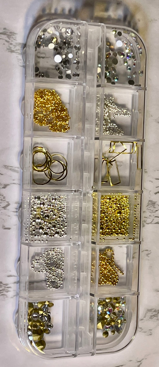 Mix Chain & Gem Set - PYT Nail Supply Store