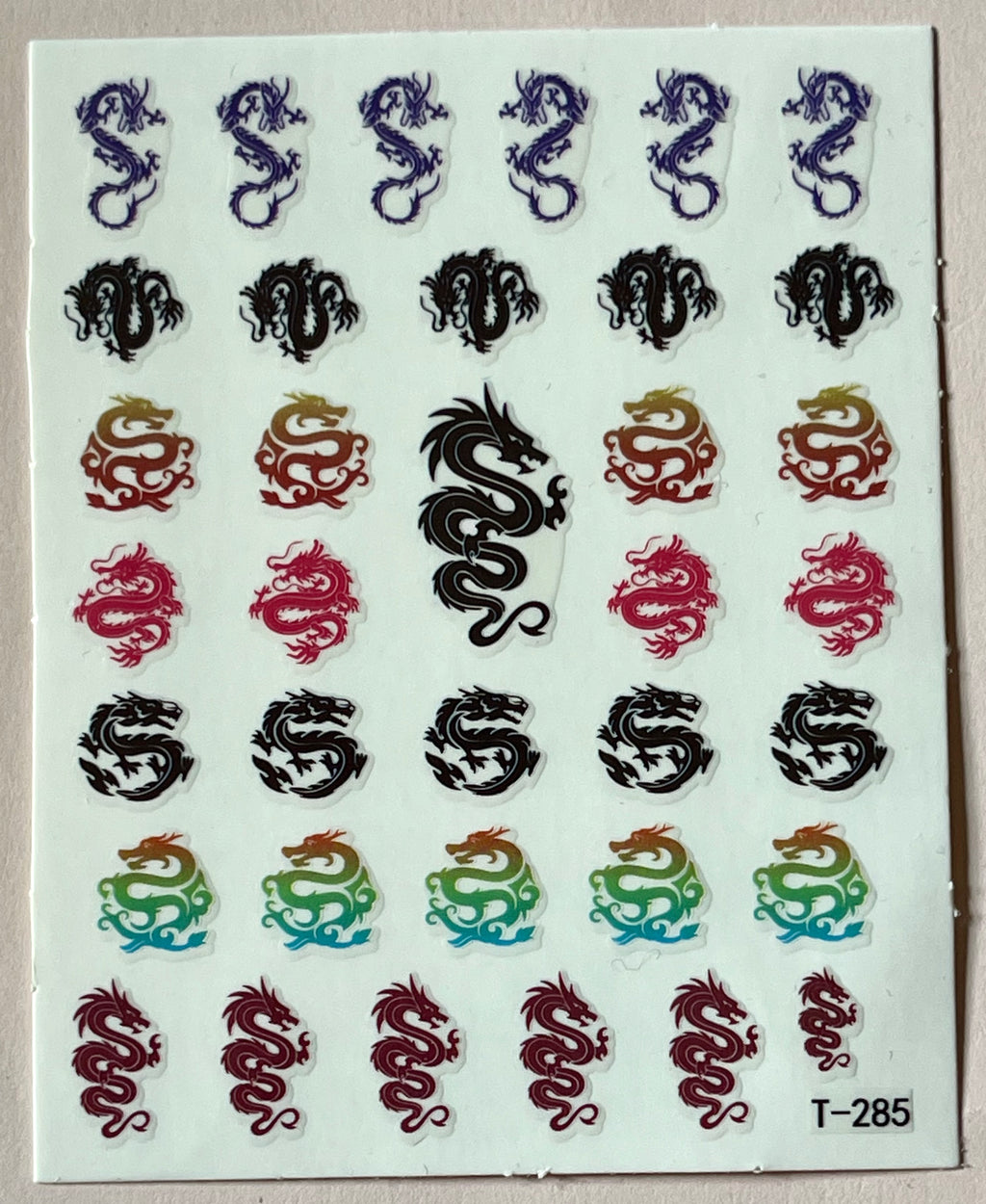 Multi Color Dragon Sticker