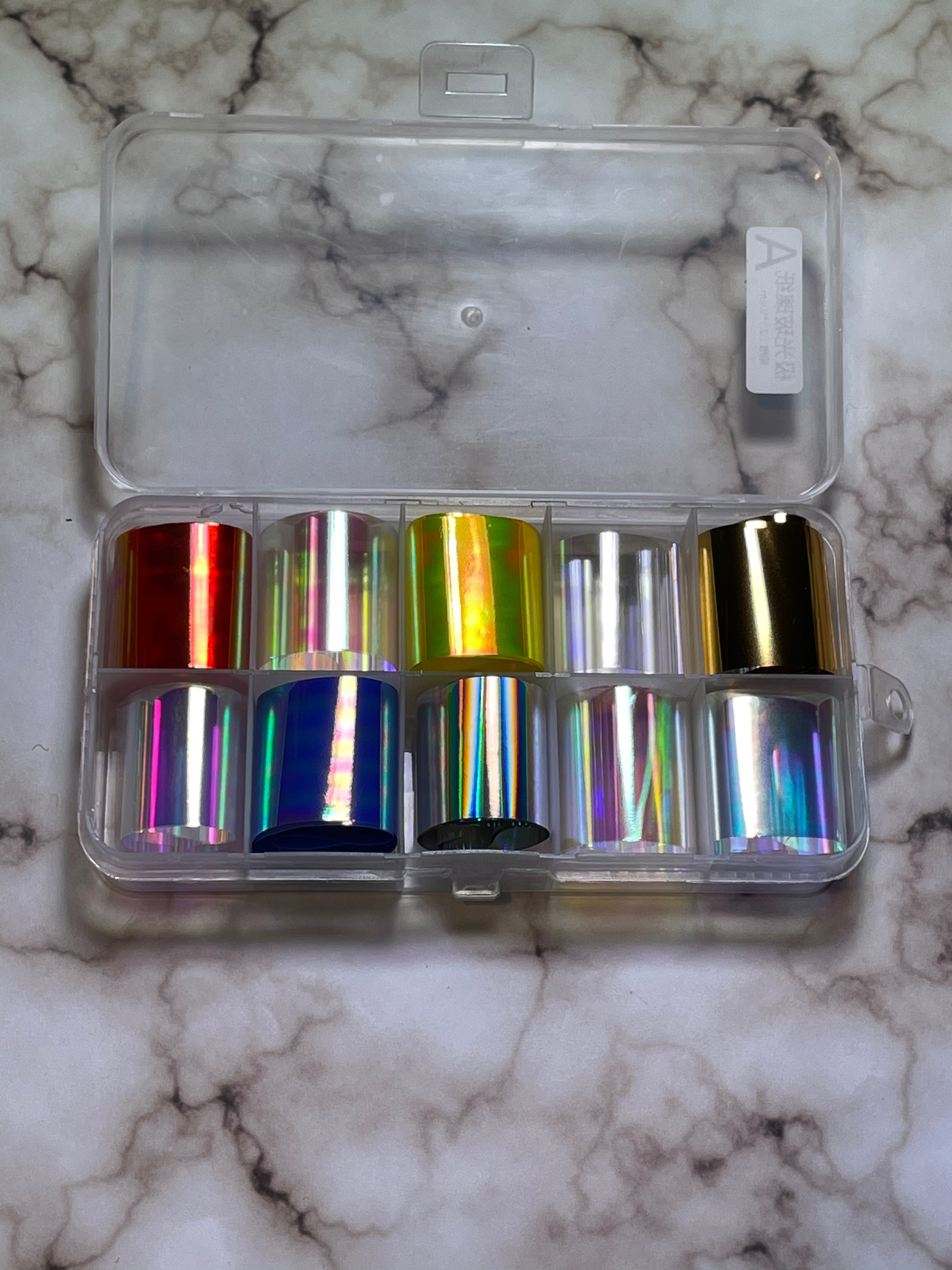 Transfer foil Holographic Multi Color - PYT Nail Supply Store