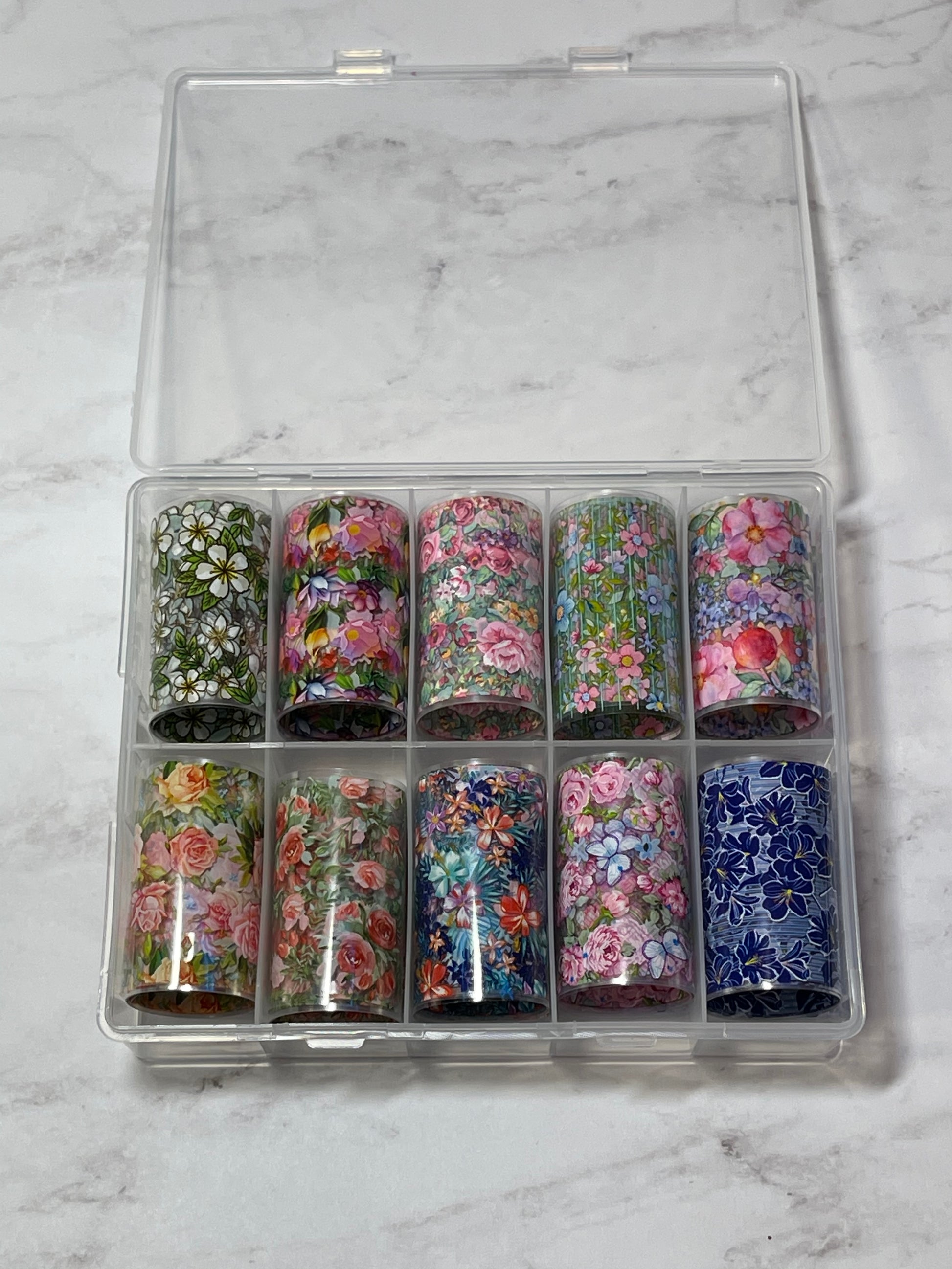 Transfer Foil Mix Flower Set - PYT Nail Supply Store