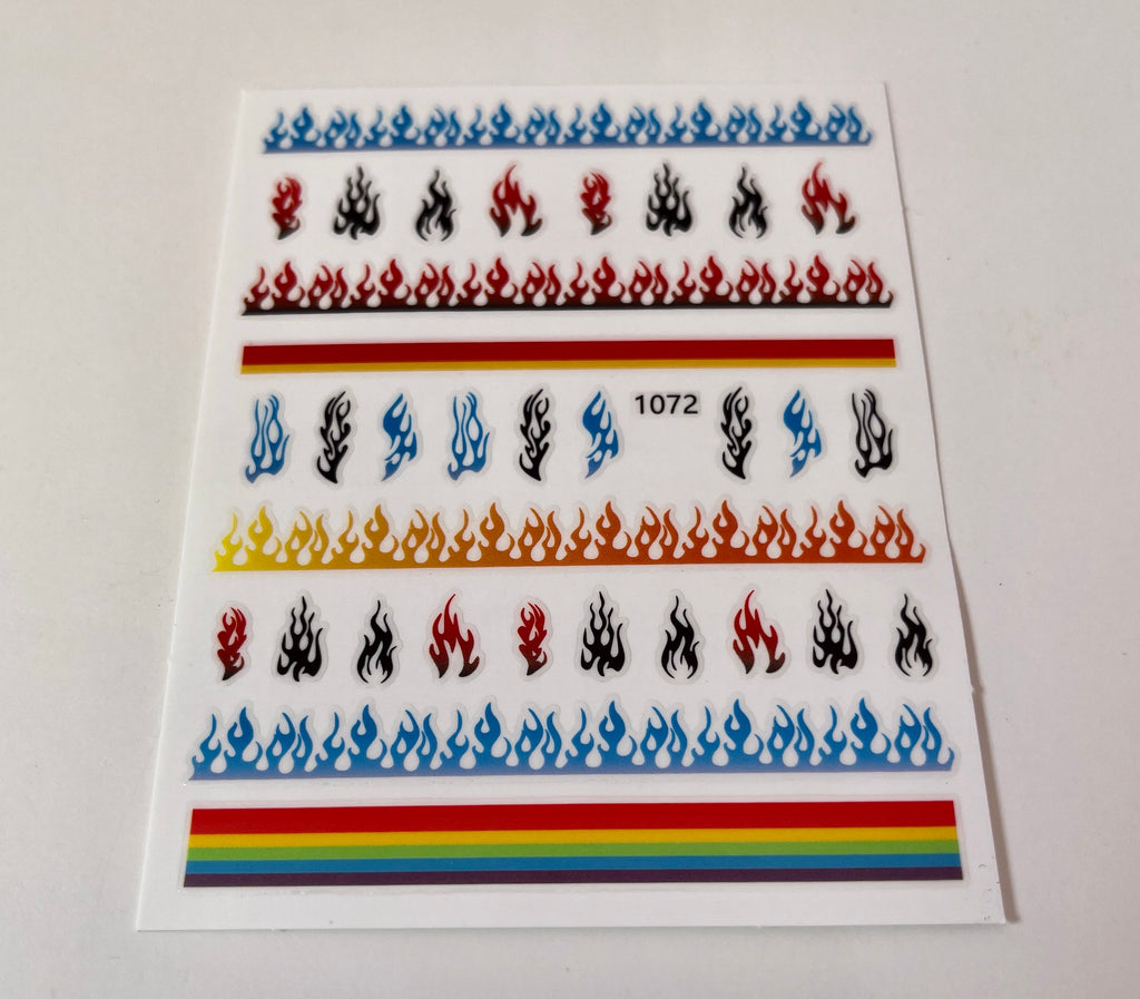 Rainbow Flames - PYT Nail Supply Store