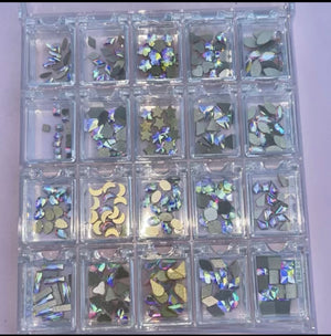 AB Multi Shape Crystal Set