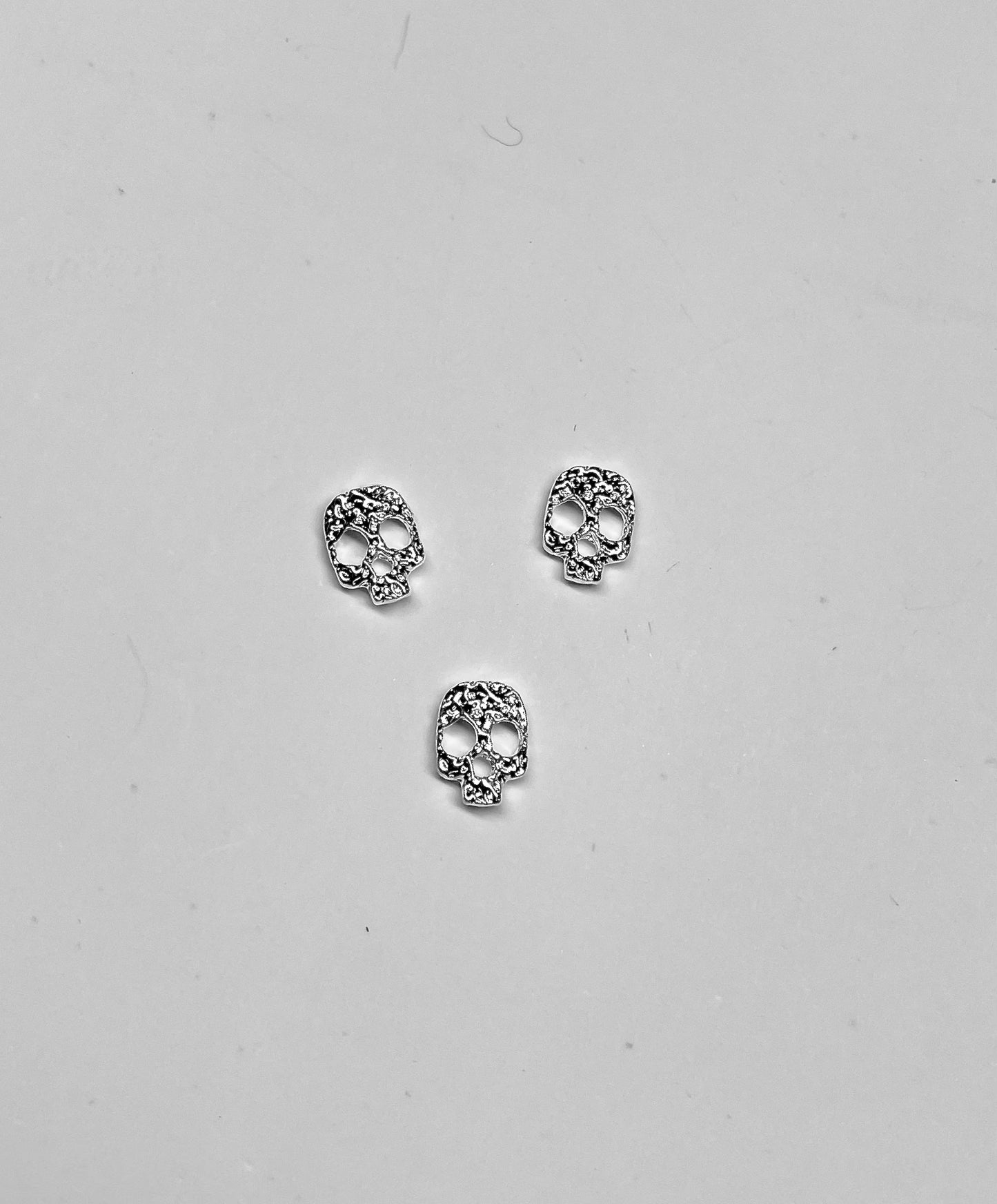 Skull Head Charm 2Pk