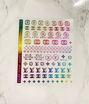 Designer Rainbow Mix Sticker