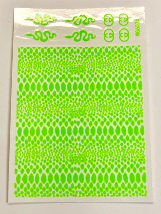 Neon Snake Print Wrap